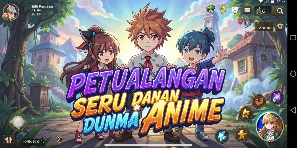 Screenshot gameplay API77 menunjukkan aksi seru dan karakter anime yang memukau.