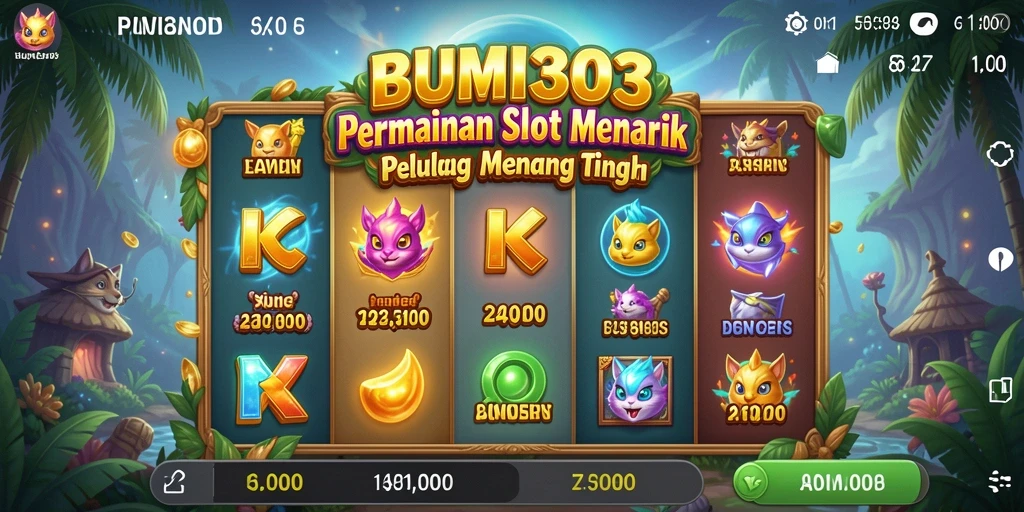 Tampilan gameplay BUMI303 yang menarik dan mengasyikkan.