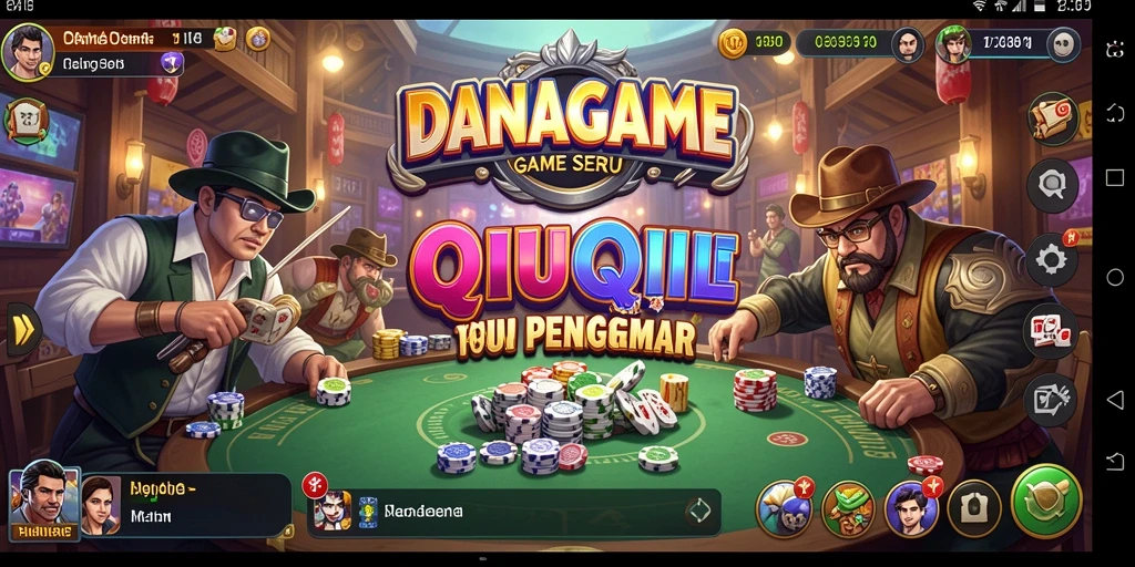 Screenshot dari gameplay seru QiuQiu di DANAGAME.