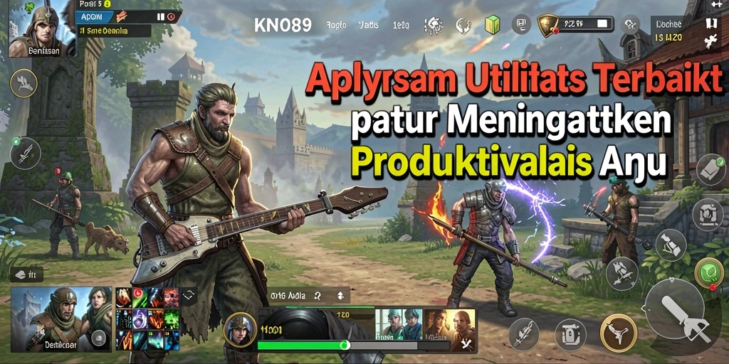 Tampilan antarmuka KNO89 yang sederhana dan efektif untuk manajemen tugas.