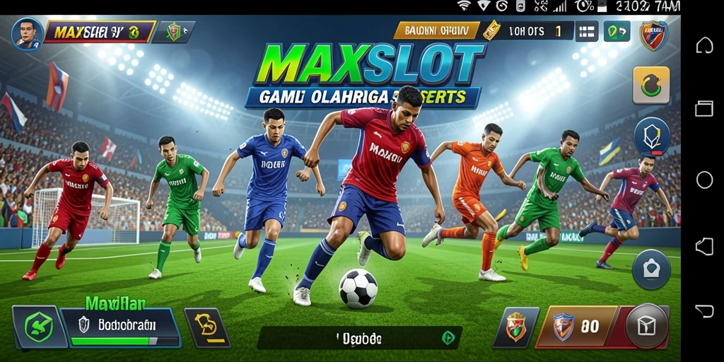 Tampilan gameplay seru dalam aplikasi MAXSLOT yang memukau.