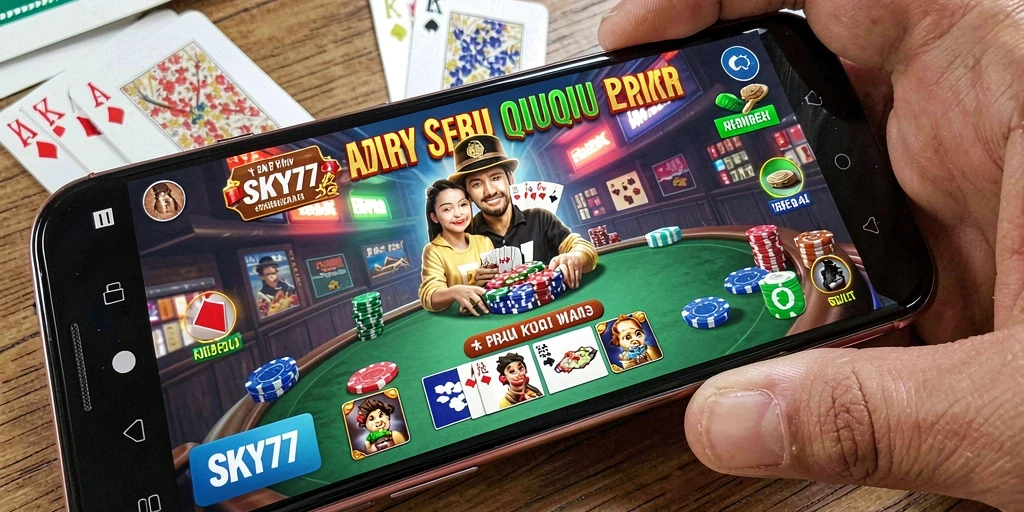 Tampilan gameplay QiuQiu yang seru di SKY77.
