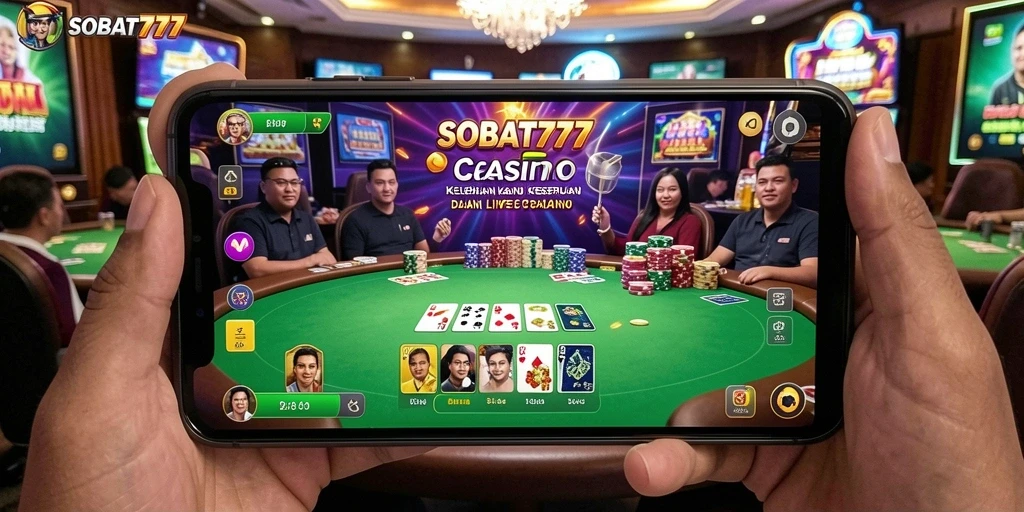 Gambaran gameplay menarik dari SOBAT777 Live Casino.