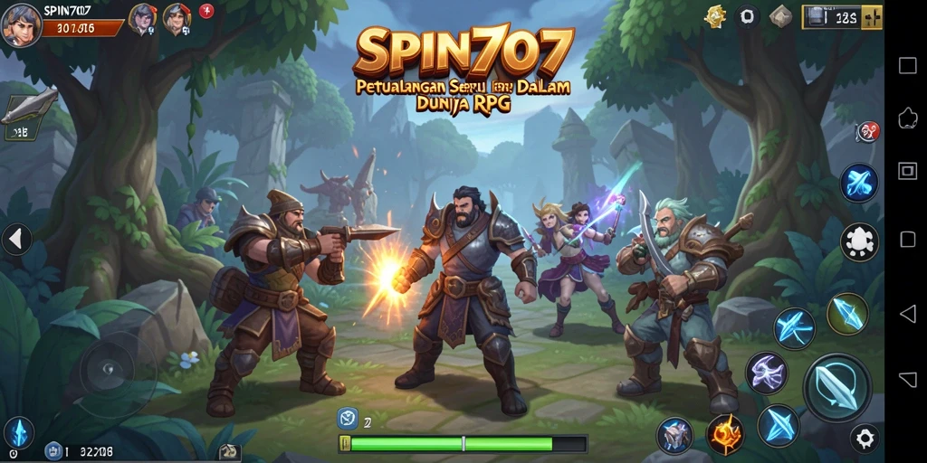 Tangkapan layar gameplay SPIN707 yang menampilkan petualangan seru di dunia RPG.