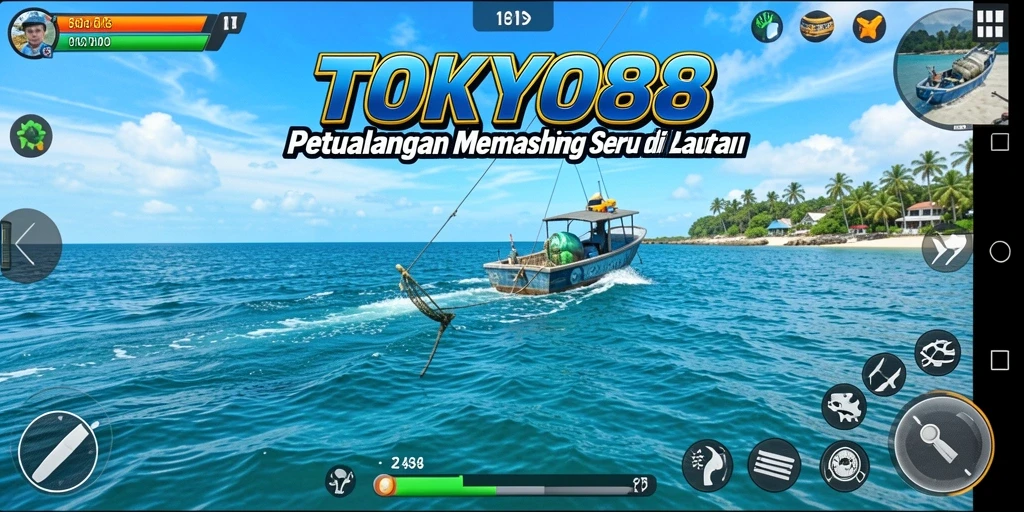 Tangkapan ikan besar dalam gameplay menarik TOKYO88.